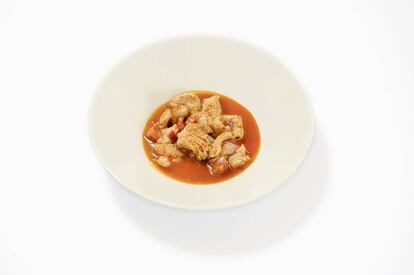 Plato de callos del restaurante de La Tasquita de Enfrente