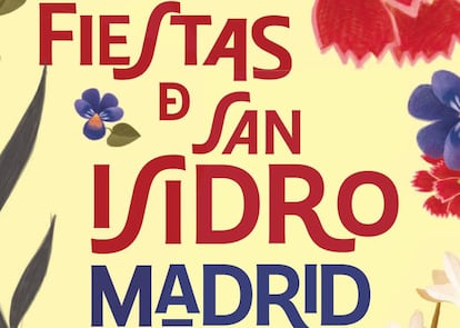 Detalle del cartel oficial de las fiestas de San Isidro 2019 en Madrid. |