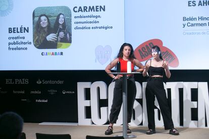 Belén Hinojar y Carmen Huidobro, creadoras de Climabar. 