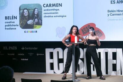 Belén Hinojar y Carmen Huidobro, creadoras de Climabar.