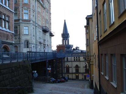 Calle Bellmansgatan, donde vive el periodista Mikael Blomkvist, uno de los protagonistas de la serie.