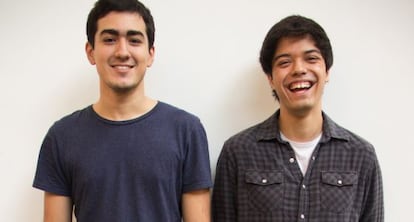 Los fundadores de Glio, Roberto Riccio y João de Paula.