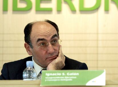 El presidente de Iberdrola, Ignacio Sánchez Galán, en un acto de la compañía.