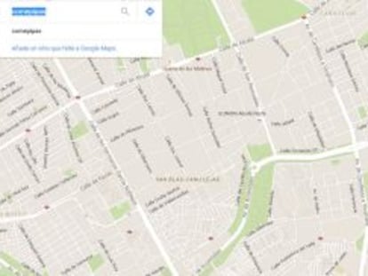 Esto es lo que pasa si pones “comepipas” en Google Maps