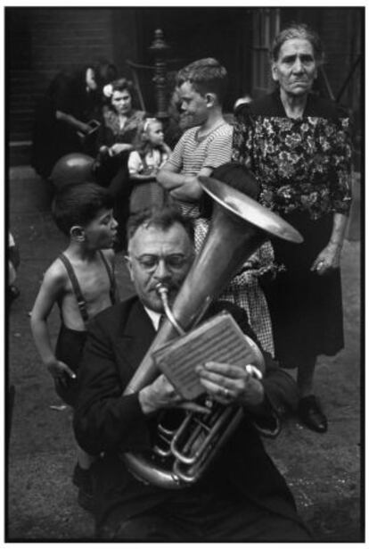 La fiesta de San Gennaro de 1947 en el 'Little Italy' de Manhattan