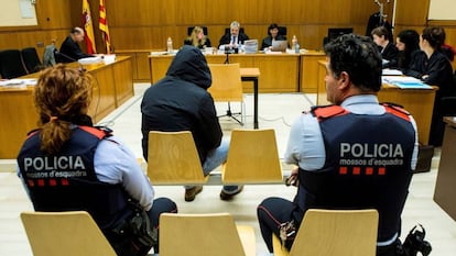 El acusado, durante el juicio celebrado a principios de enero.