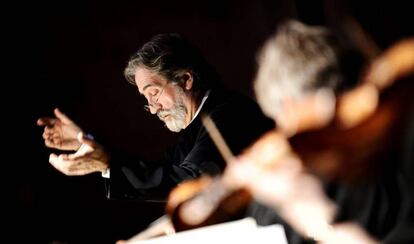 Jordi Savall en un concert recent al Liceu. 