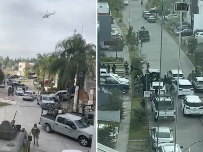 Operativo de búsqueda de los secuestrados en Zapopan, Jalisco.