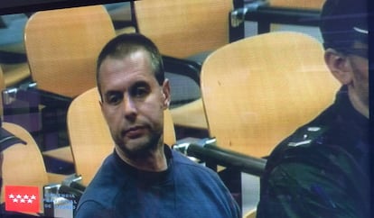 Antonio Ángel Ortiz, durante la sesión del juicio.