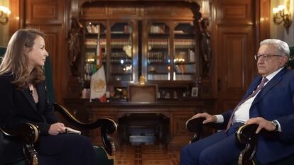 Inna Afinogenova entrevista al presidente López Obrador