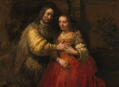 'La novia judía' (circa 165) de Rembrandt.
