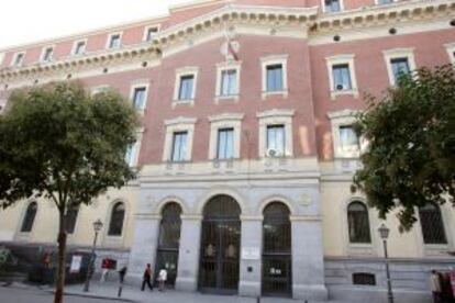La sede del Tribunal de Cuentas, en Madrid