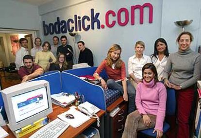 El equipo de Bodaclick en Madrid.