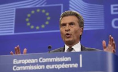 El comisario europeo de Energía, Günther Oettinger. EFE/Archivo