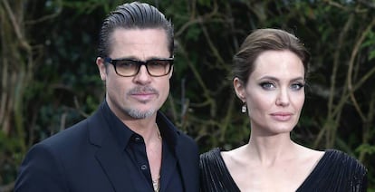Los actores Brad Pitt y Angelina Jolie.