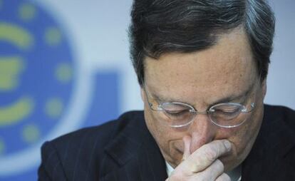 El presidente del Banco Central Europeo (BCE), Mario Draghi. 