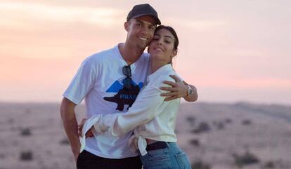 Cristiano Ronaldo y Georgina Rodríguez. 