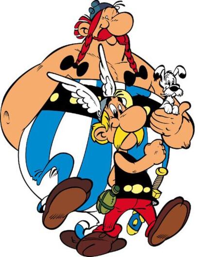 Astérix y Obélix.