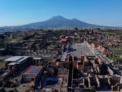 General view of Pompeii.