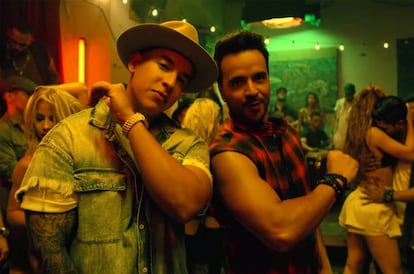 Daddy Yankee y Luis Fonsi, en el vídeo de 'Despacito'.