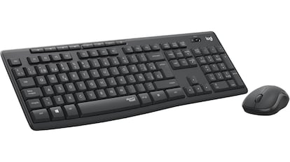 Teclado y ratón inalámbrico Logitech.