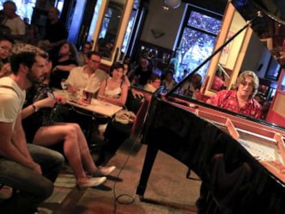Concierto de Chano Domínguez en el Café Central en Madrid