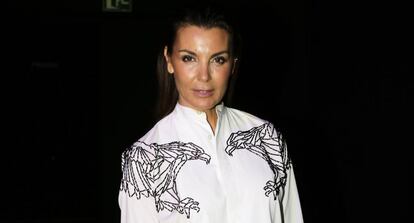 Mar Flores en la Semana de la Moda de Madrid, el pasado septiembre.