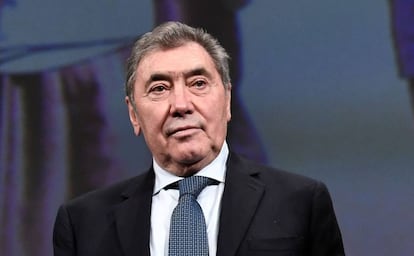 Eddy Merckx en la presentación del Tour de France 2019.