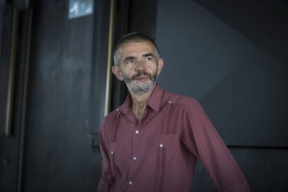El periodista francès Philippe Lançon, a l'Hotel Comtes de Barcelona.