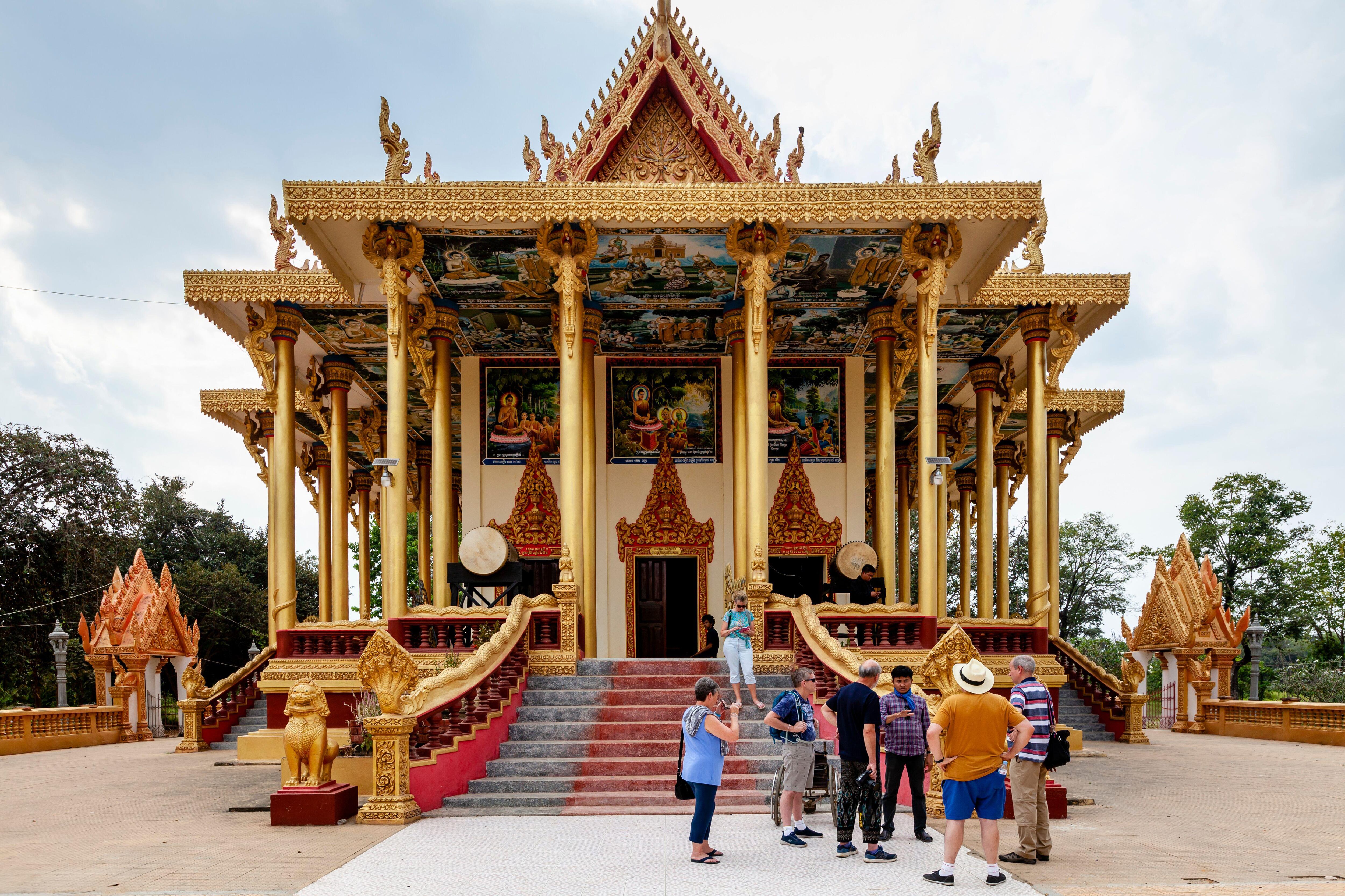 El templo Wat Ek Phnom, en la ciudad de Battambang (Camboya).