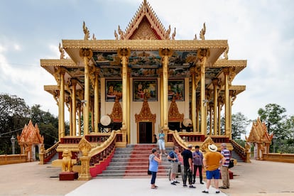 El templo Wat Ek Phnom, en la ciudad de Battambang (Camboya).