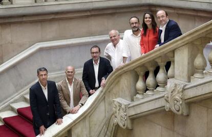 Os candidatos do pleito de domingo.