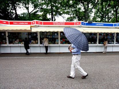 La Feria del Libro de Madrid, este viernes por la mañana.