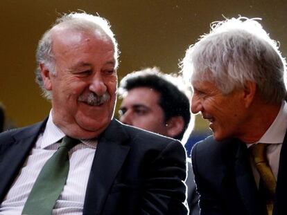 Del Bosque conversa con José Pékerman en Bogotá