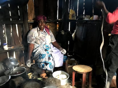 Jane Mwaura es una granjera que sufrió el robo de su ganado.