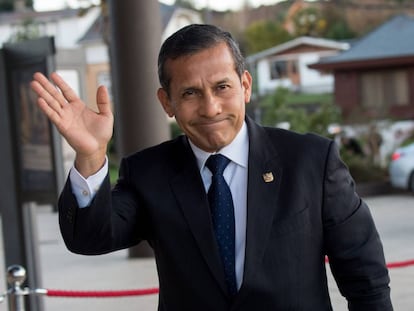 Ollanta Humala, en junio pasado en Santiago de Chile.