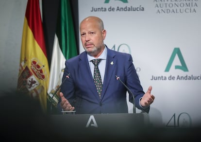 El consejero andaluz de Educación y Deporte, Javier Imbroda.