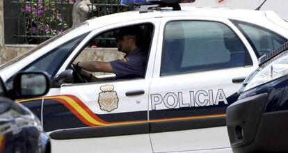En la imagen, un coche de la Policía Nacional