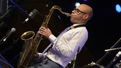 Joshua Redman, en 2016 en el Festival de Jazz de Vitoria. 