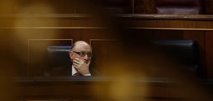 Crist&oacute;bal Montoro en el Congreso