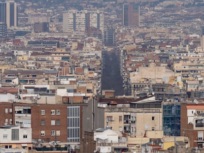 Vistas de Barcelona desde Montjuic