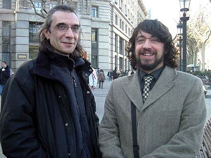 De izquierda a derecha, Txema Laullón y Dani Armendáriz.
