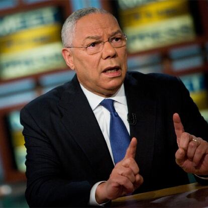 Colin Powell, durante una entrevista en octubre pasado.