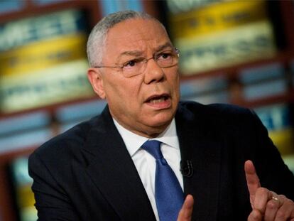 Colin Powell, durante una entrevista en octubre pasado.