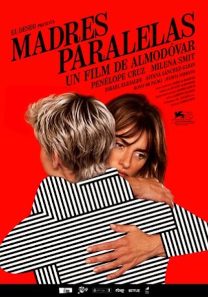 Cartel de 'Madres paralelas', de Pedro Almodóvar.