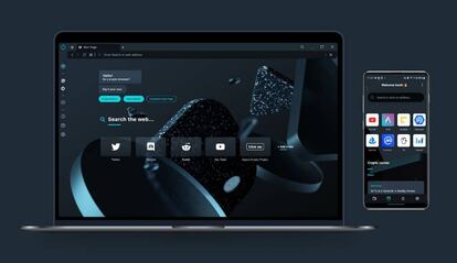 Opera lanza un navegador centrado en la nueva economía digital.