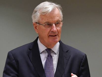 El jefe negociador de la Unión Europea en el Brexit, Michel Barnier