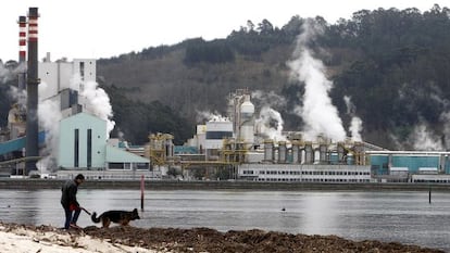 La factor&iacute;a de Ence en Pontevedra.