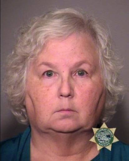 Nancy Crampton-Brophy, retratada pela polícia de Portland