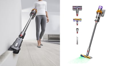 Este aspirador sin cable en oferta cuenta con tecnología ciclónica. DYSON.